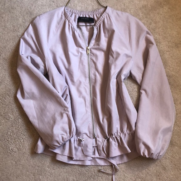 Zara Jackets & Blazers - Zara pink wind jacket